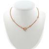 Hermès Echappée necklace in pink gold - 360 thumbnail