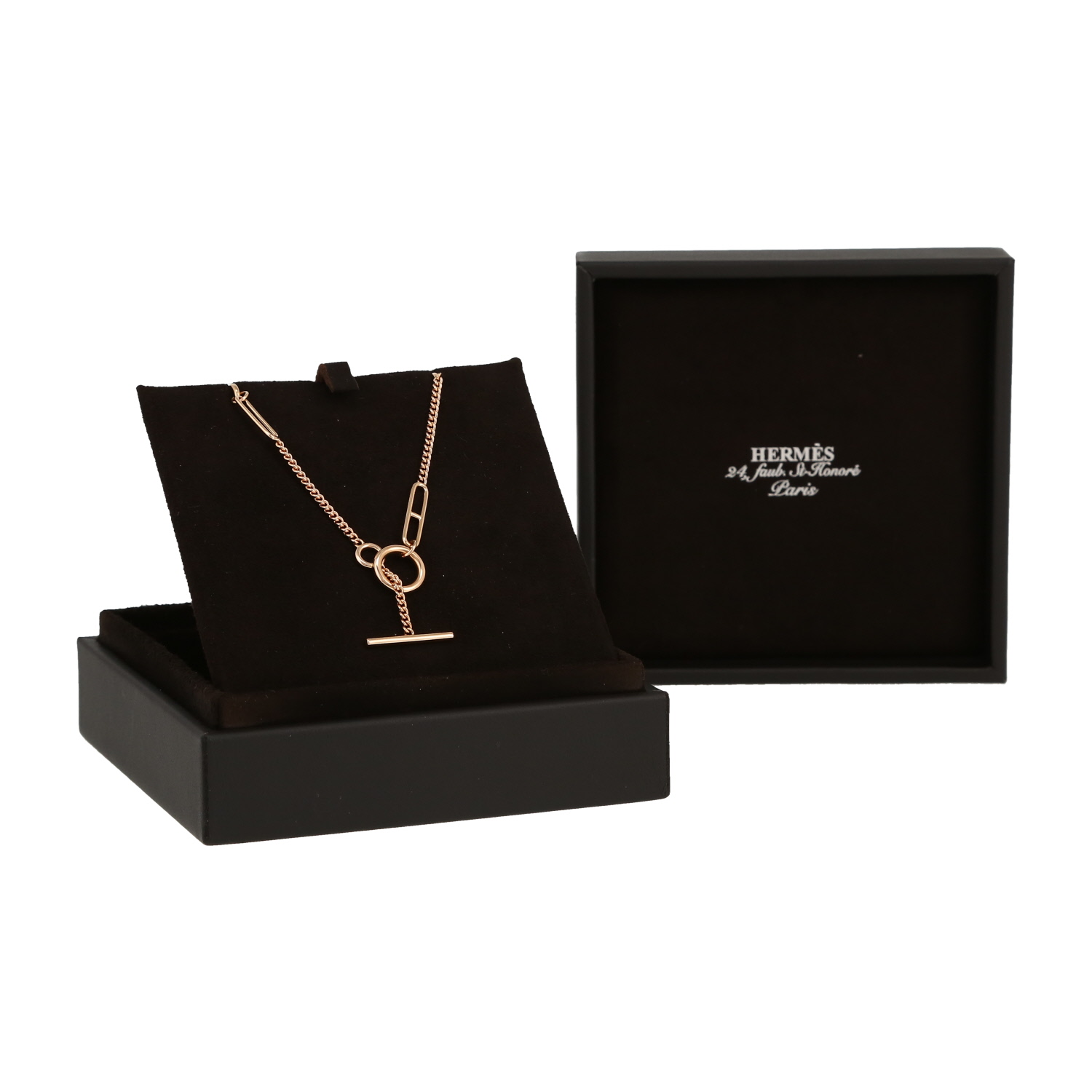 Collar Hermès Echappée de oro rosa - Detail D2