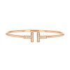 Bracelet Tiffany 
Co Wire en or rose et diamants - 00pp thumbnail