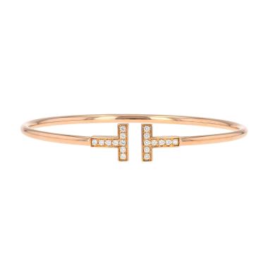 Bracelet Tiffany 
Co Wire en or rose et diamants Bracelet Tiffany 
Co Wire en or rose et diamants