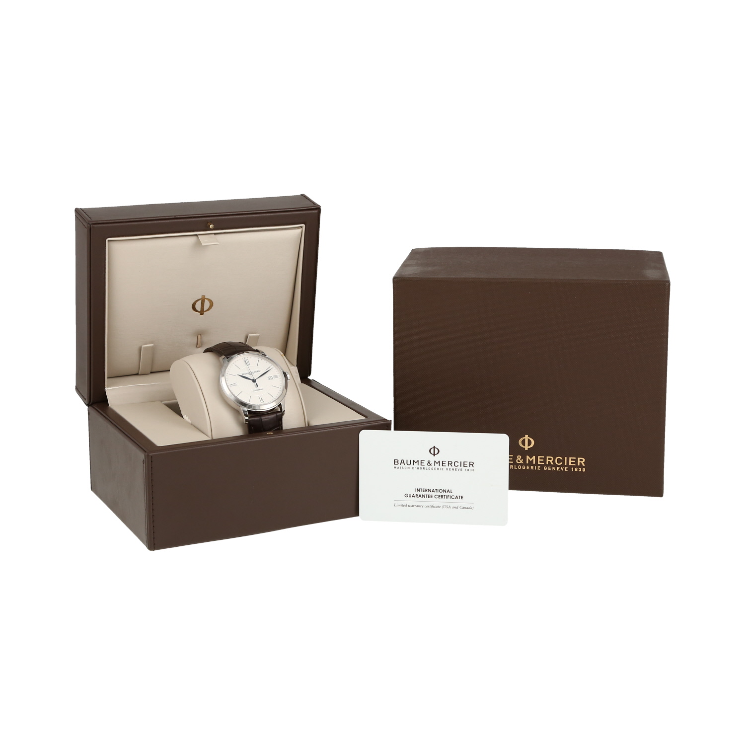 Montre Baume & Mercier Classima en acier Ref: Baume & Mercier - 65773  Vers 2016 - Detail D2