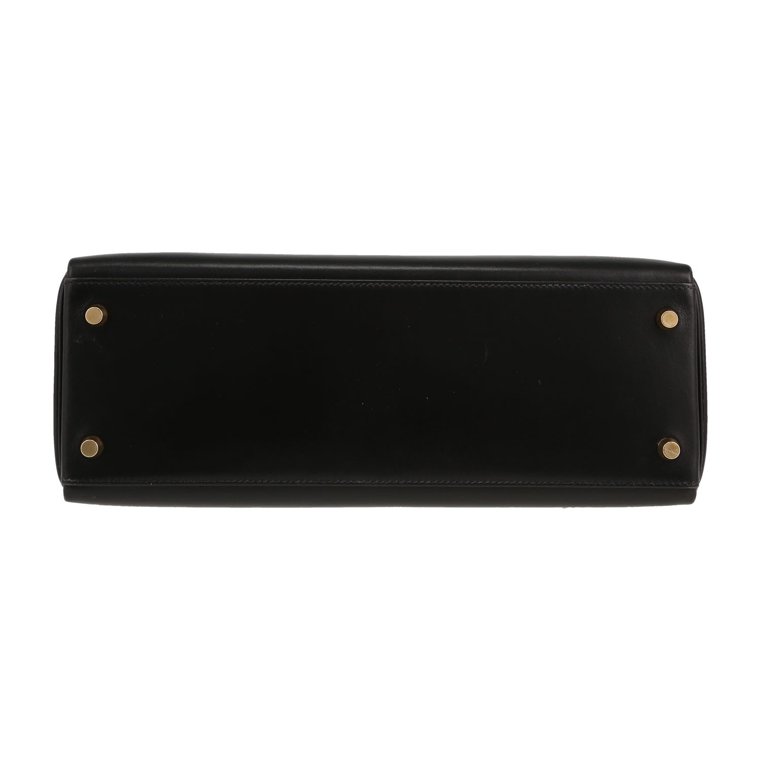 Hermès  Kelly 32 cm handbag  in black box leather - Detail D1