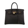 Bolso de mano Hermès  Birkin 35 cm en cuero Ardenne negro - 360 thumbnail