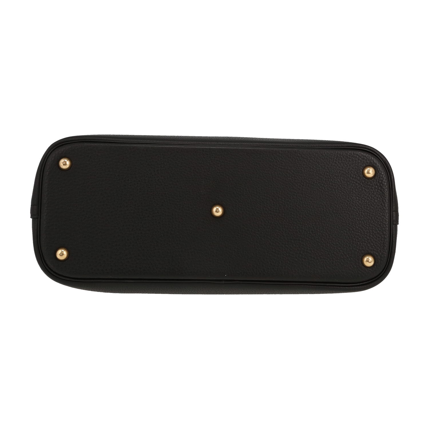 Bolso de mano Hermès  Bolide en cuero togo negro - Detail D1