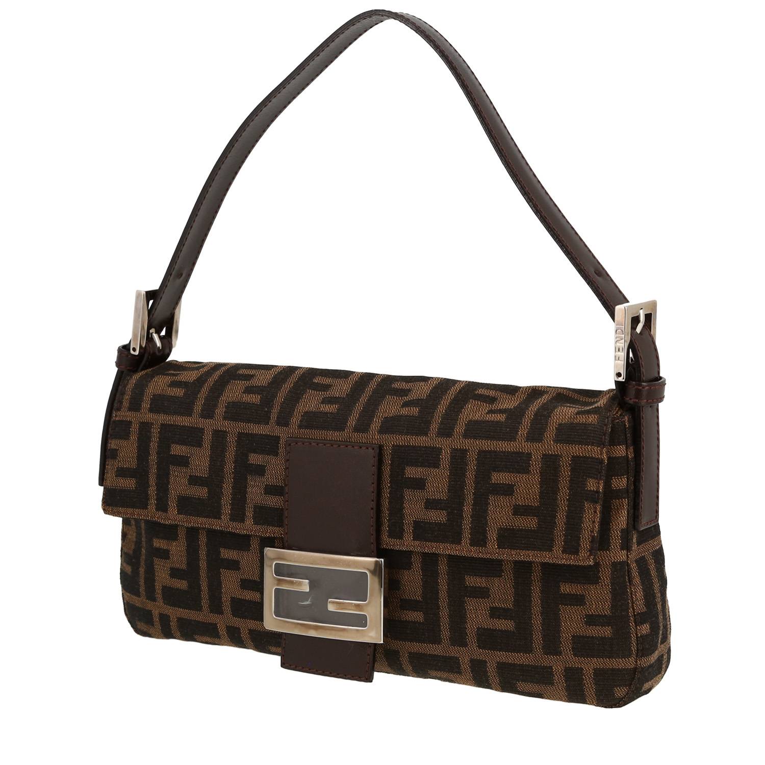 Fendi bag black and brown hotsell