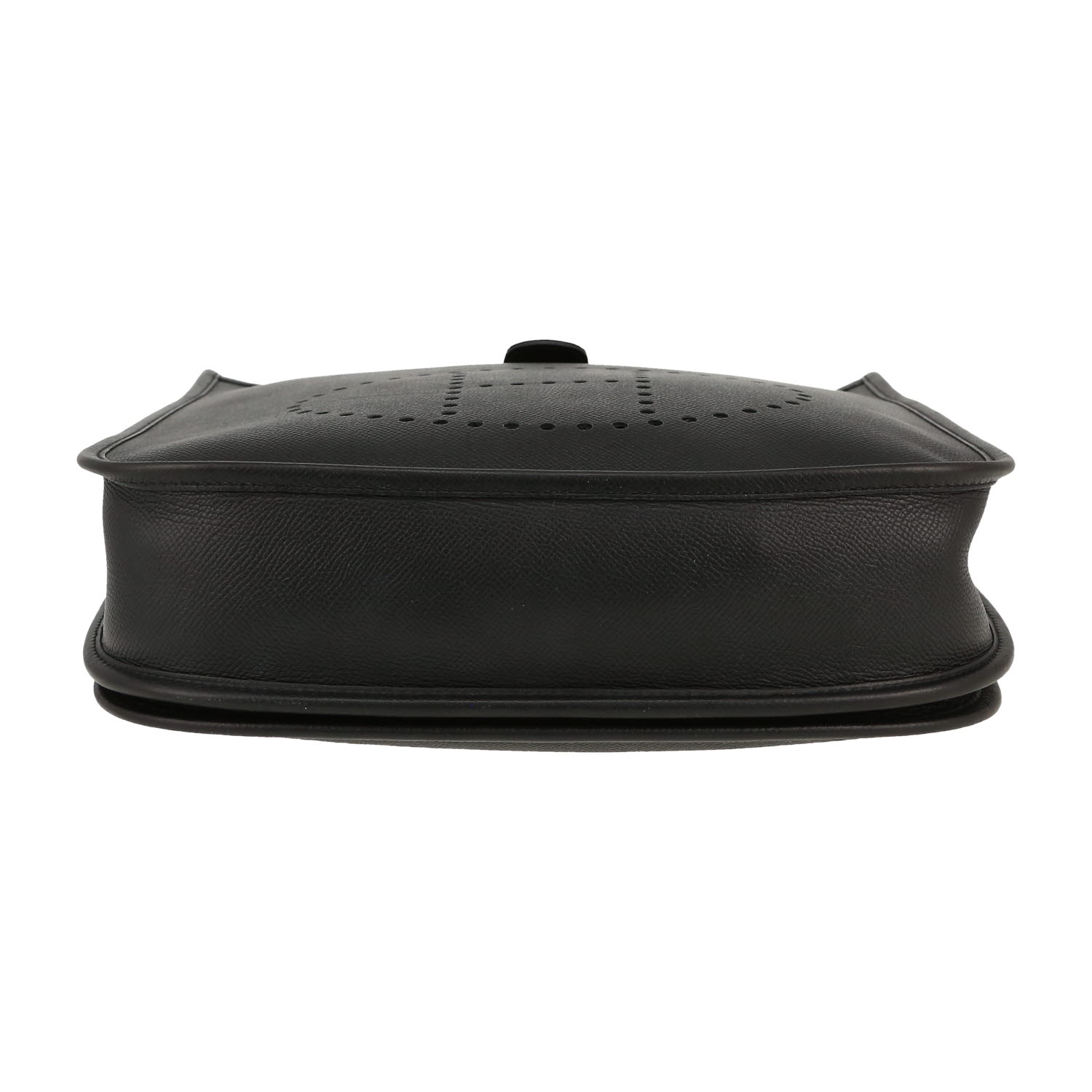 Hermès  Evelyne III shoulder bag  in black epsom leather - Detail D1