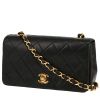 Sac bandoulière Chanel  Mademoiselle en cuir matelassé noir - 00pp thumbnail