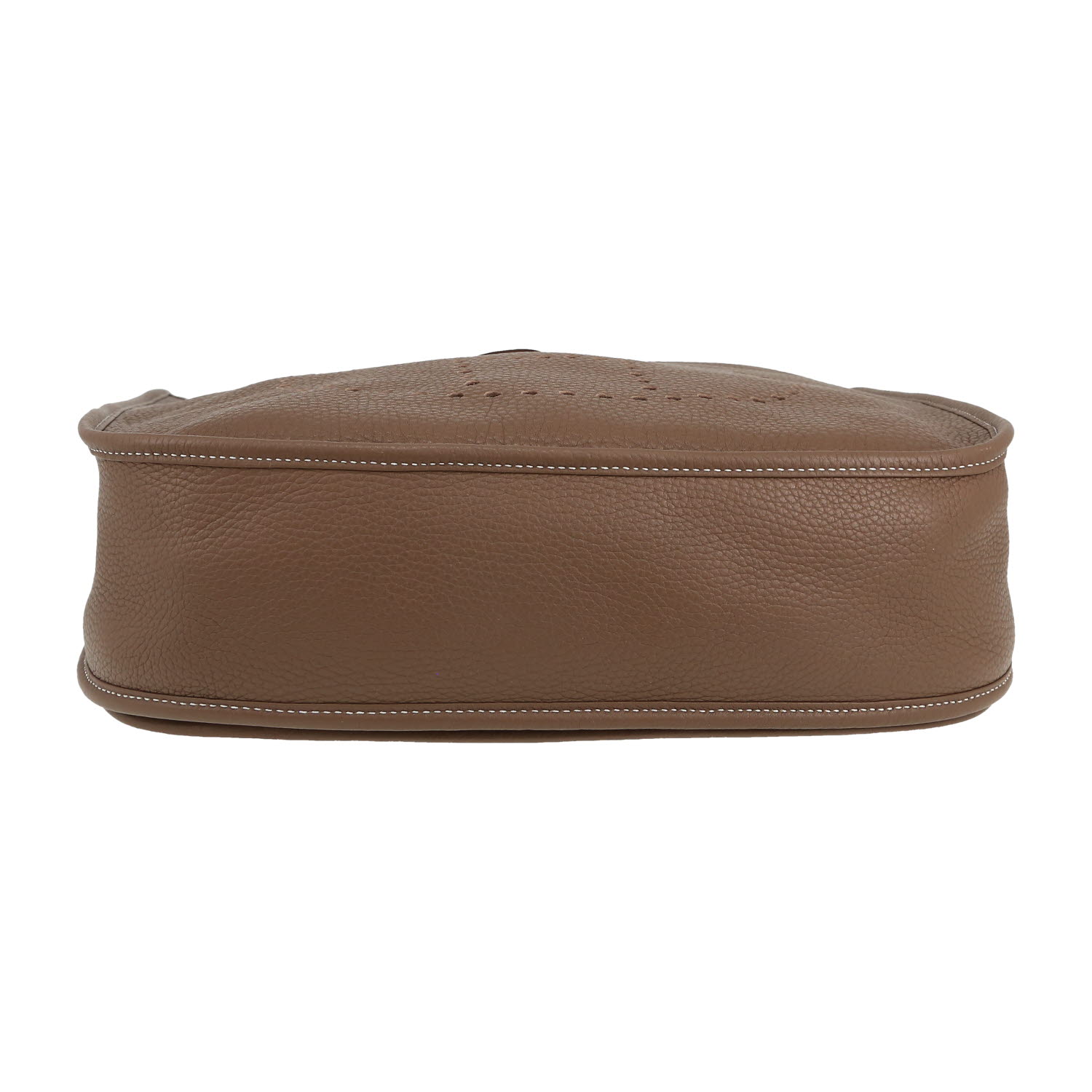 Hermès  Evelyne III shoulder bag  in etoupe togo leather - Detail D1