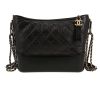 Chanel  Gabrielle  shoulder bag  in black quilted leather - 360 thumbnail