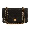 Chanel  Timeless Classic handbag  in black quilted leather - 360 thumbnail