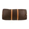 Sac de voyage Louis Vuitton  Keepall 60 en toile monogram marron et cuir naturel - Detail D1 thumbnail