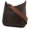 Hermès  Evelyne shoulder bag  in brown Courchevel leather - 00pp thumbnail