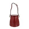 Hermès  Farming handbag  in burgundy box leather - 360 thumbnail