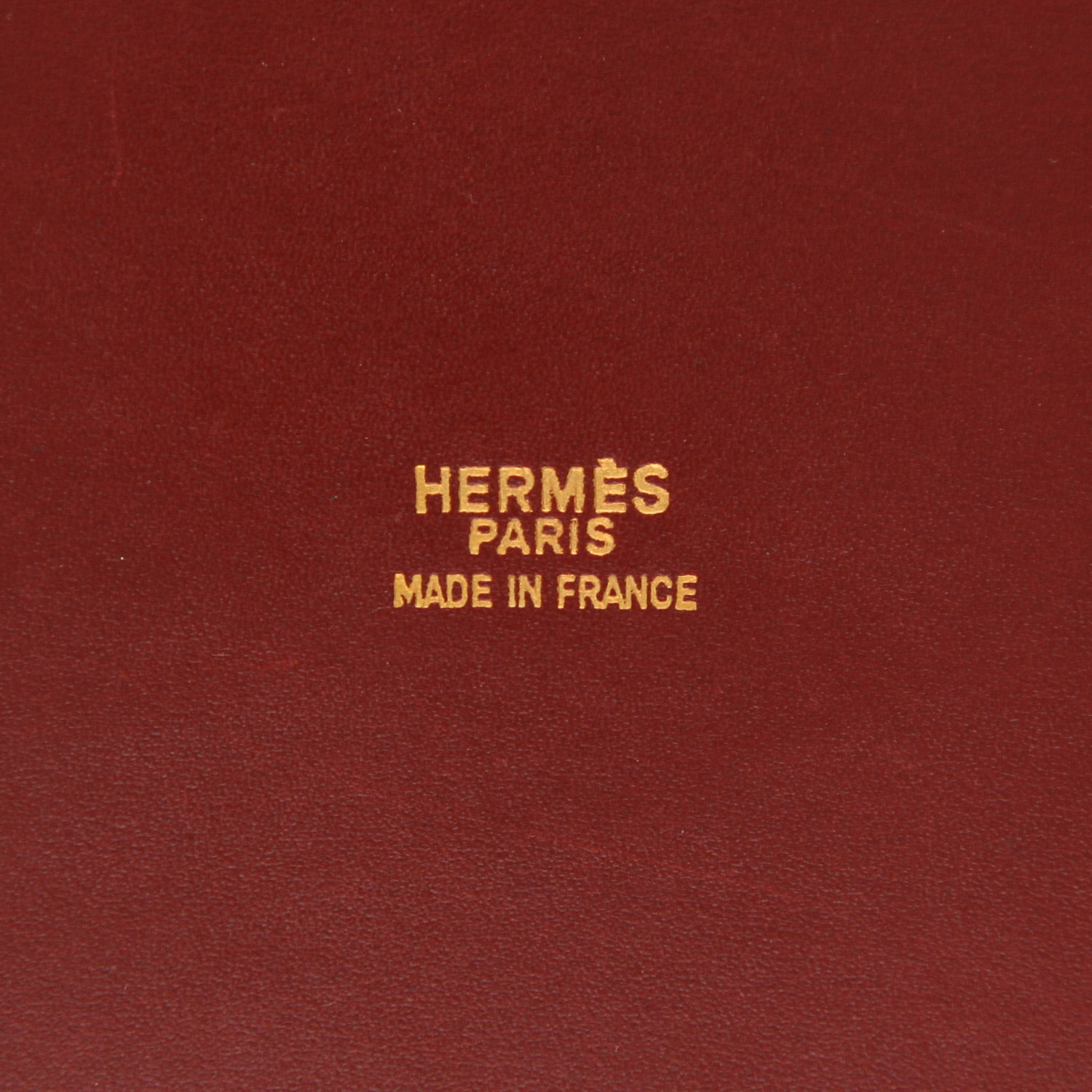 Sac à main Hermès  Farming en cuir box bordeaux - Detail D2