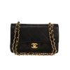 Chanel  Timeless Petit shoulder bag  in black quilted leather - 360 thumbnail