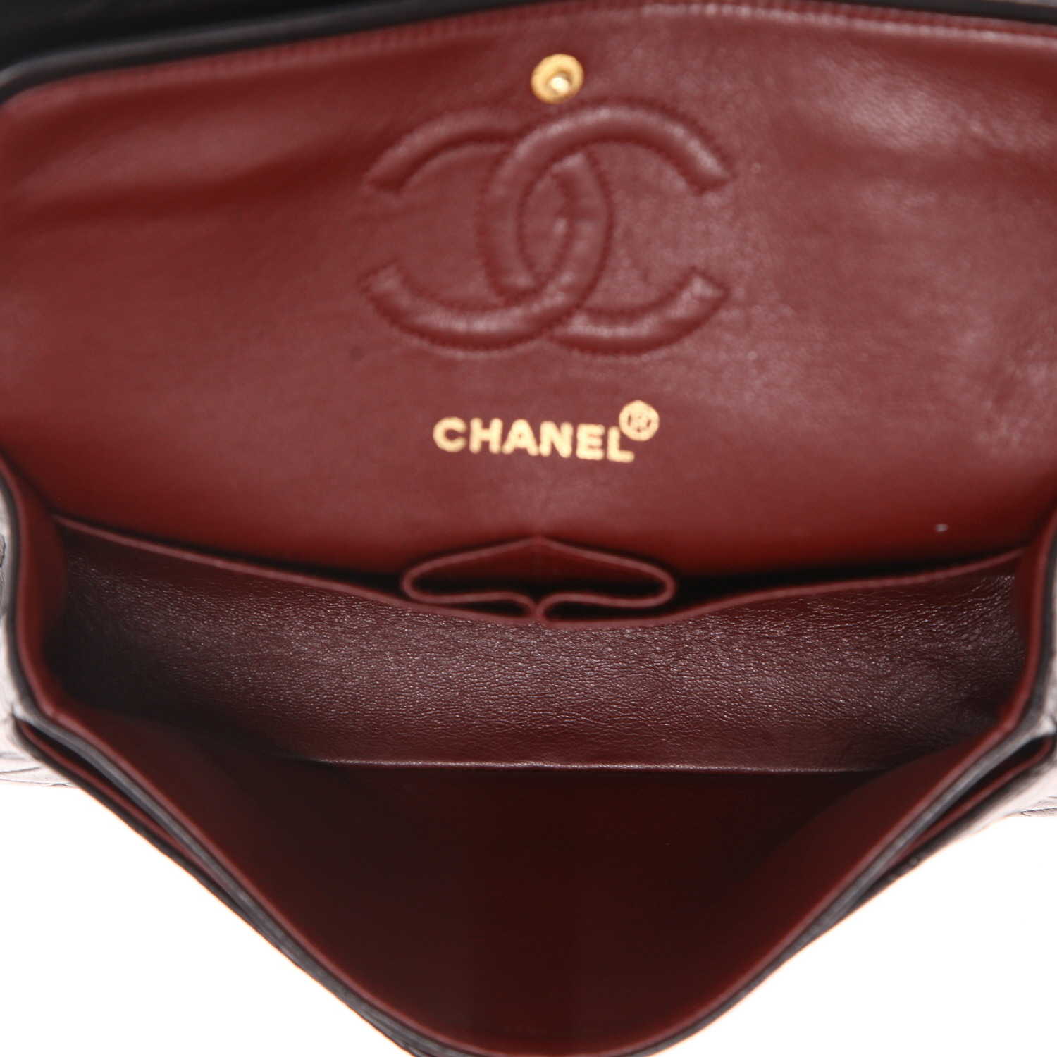 Bolso bandolera Chanel  Timeless Petit en cuero acolchado negro - Detail D3