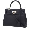 Hermès  Kelly 28 cm handbag  in navy blue togo leather - 00pp thumbnail