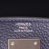 Bolso de mano Hermès  Kelly 28 cm en cuero togo azul marino - Detail D2 thumbnail