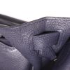 Hermès  Kelly 28 cm handbag  in navy blue togo leather - Detail D4 thumbnail