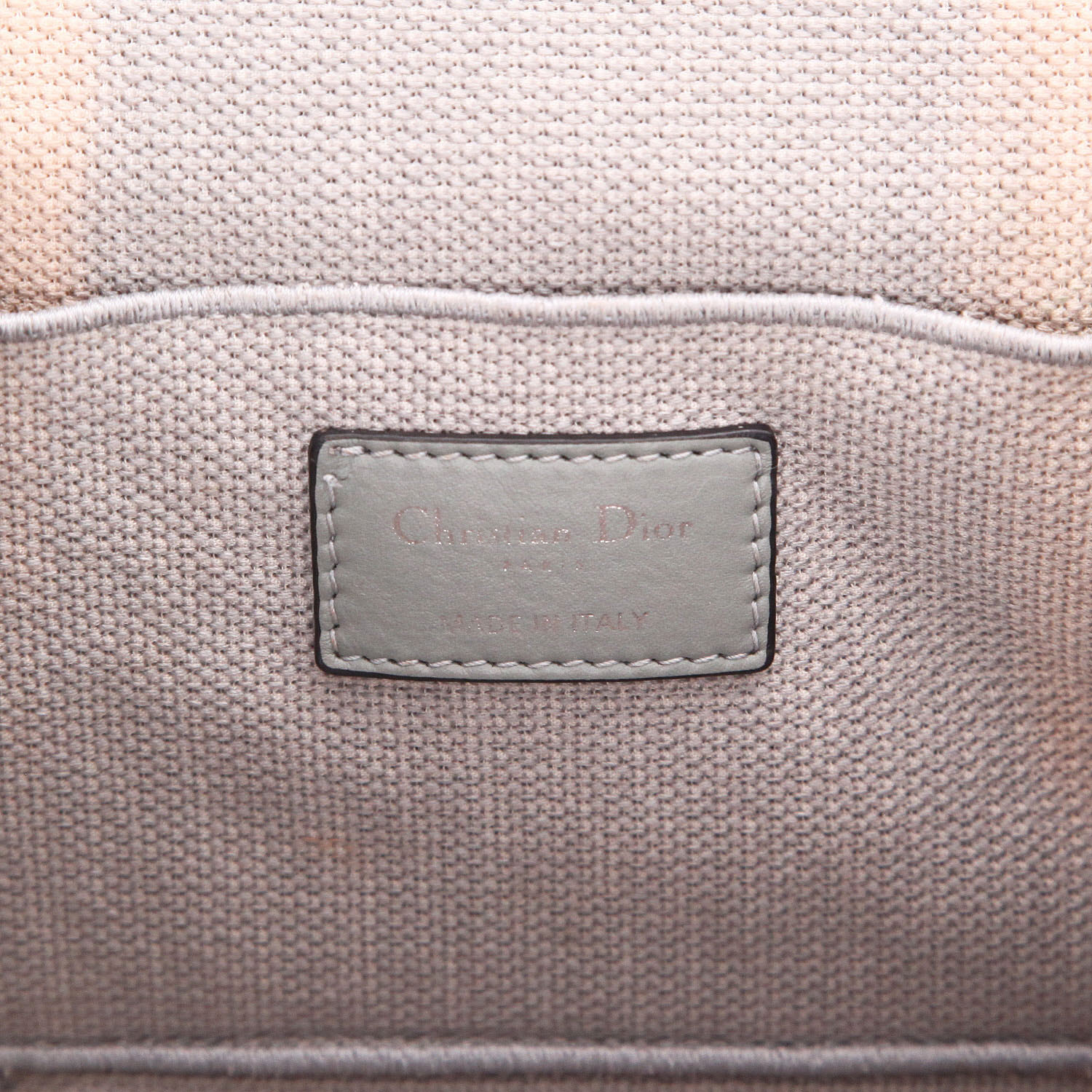 Vanity Dior  Travel Vanity en toile monogram Oblique grise - Detail D2