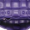 Bolso bandolera Bottega Veneta  Cassette en cuero trenzado violeta - Detail D3 thumbnail