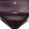 Chanel  Timeless Classic handbag  in plum quilted leather - Detail D3 thumbnail