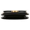Celine  Besace Clea shoulder bag  in black smooth leather - Detail D1 thumbnail