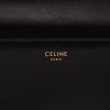 Celine  Besace Clea shoulder bag  in black smooth leather - Detail D2 thumbnail