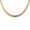 Vintage  tubogaz 1980's necklace in yellow gold - 00pp thumbnail