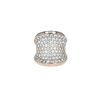 Anello Cartier Chalice in oro bianco e diamanti - 360 thumbnail