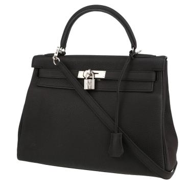 Sac à main Hermès  Kelly 32 cm en cuir togo noir