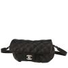 Bolsito-cinturón Chanel   en cuero acolchado negro - 00pp thumbnail
