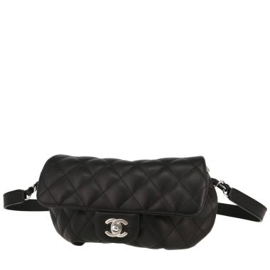 Pochette-cintura Chanel   in pelle trapuntata nera