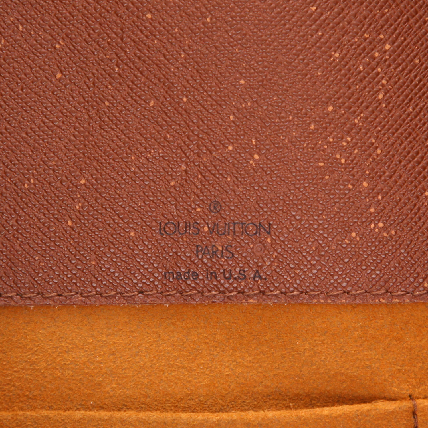 Louis Vuitton  Salsa shoulder bag  in brown monogram canvas  and natural leather - Detail D2