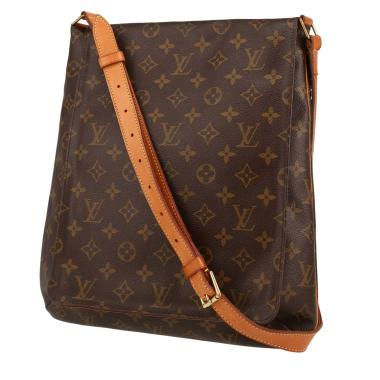 Bolso bandolera Louis Vuitton  Salsa en lona Monogram marrón y cuero natural