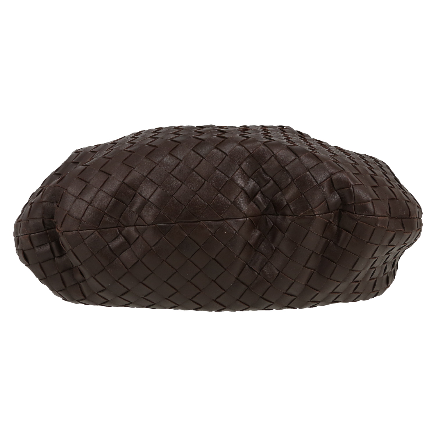 Bottega Veneta  Jodie small model  handbag  in brown intrecciato leather - Detail D1