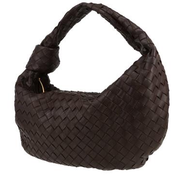 Bottega Veneta  Jodie small model  handbag  in brown intrecciato leather
