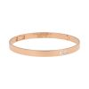 Hermès H d'Ancre bracelet in pink gold and diamonds - 00pp thumbnail