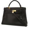 Hermès  Kelly 32 cm handbag  in black Ardenne leather - 00pp thumbnail