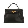 Hermès  Kelly 32 cm handbag  in black Ardenne leather - 360 thumbnail
