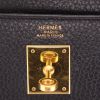 Bolso de mano Hermès  Kelly 32 cm en cuero Ardenne negro - Detail D2 thumbnail