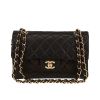 Chanel  Timeless Petit shoulder bag  in black quilted leather - 360 thumbnail