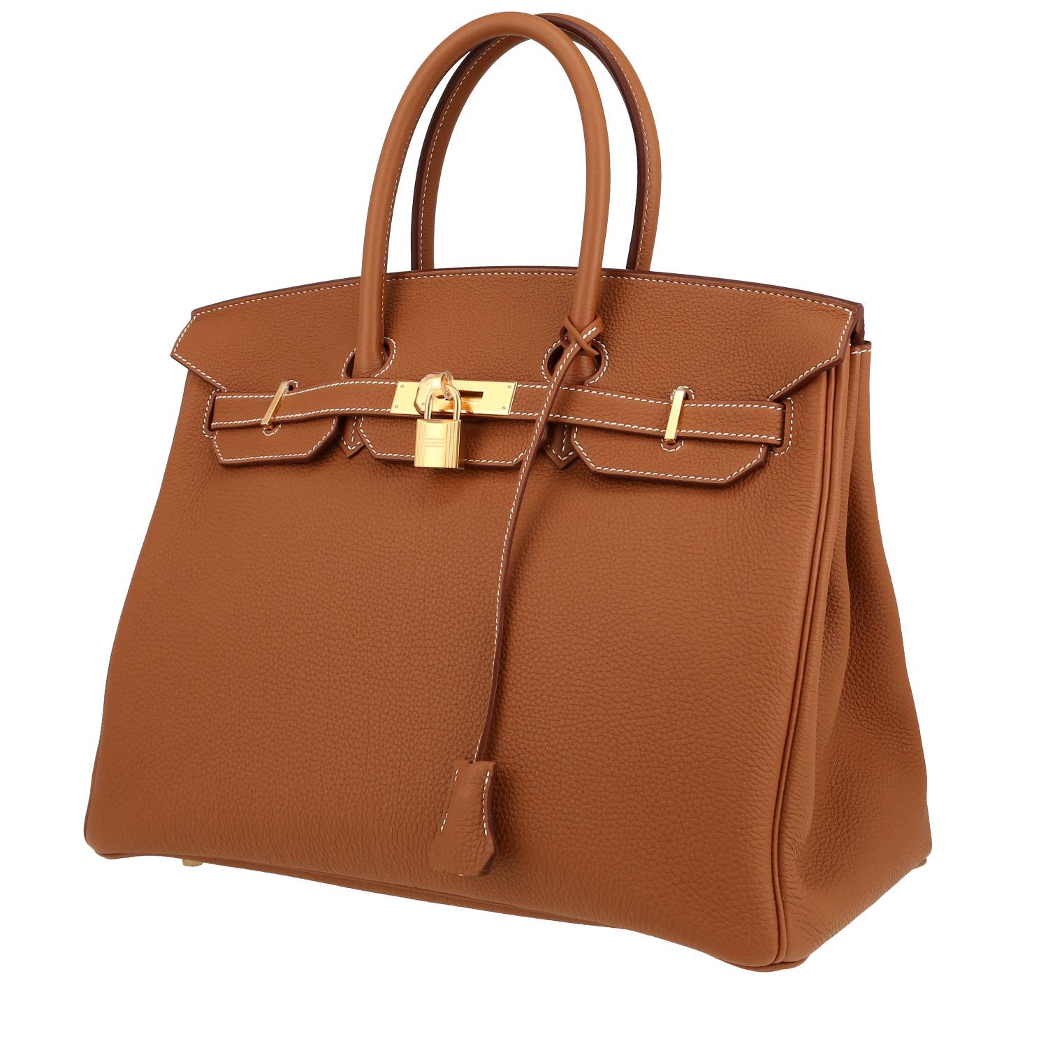 Birkin 35 cm Handbag In Togo Leather