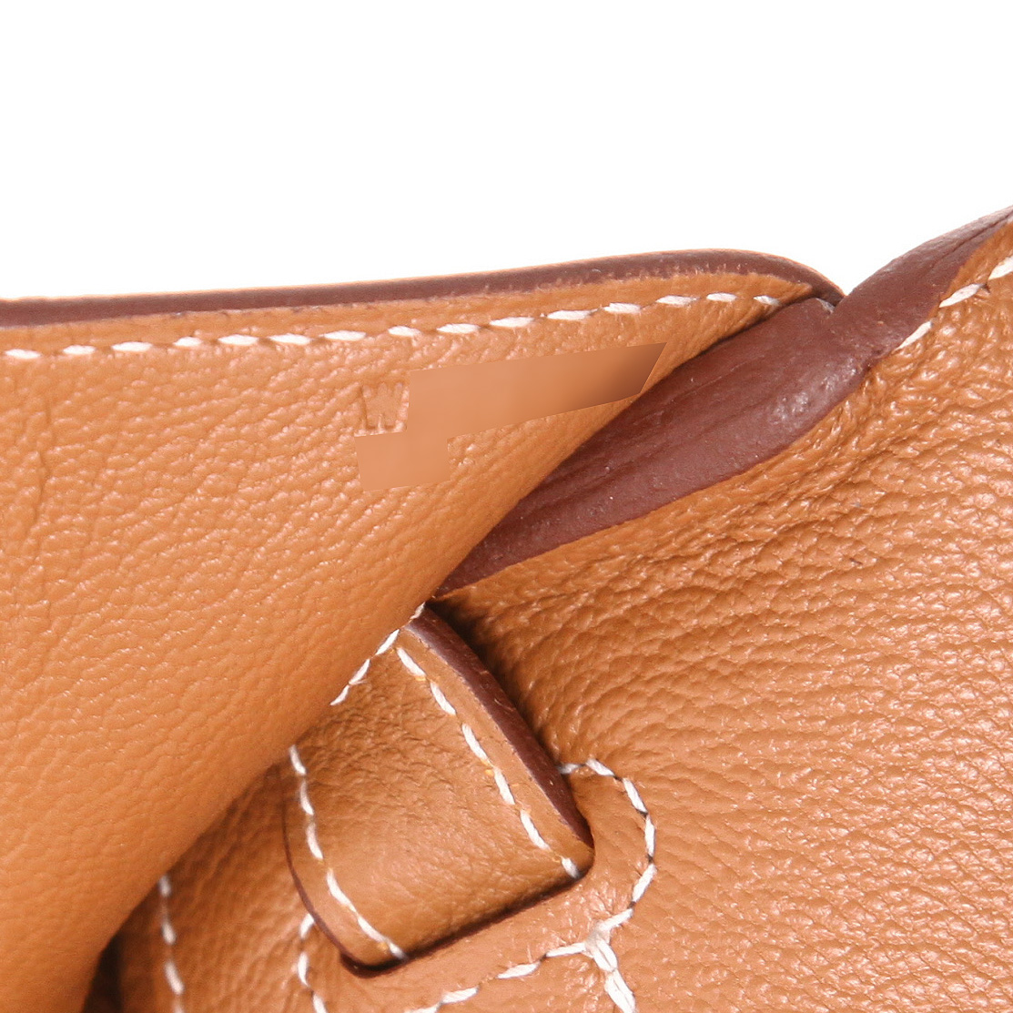 Sac à main Hermès  Birkin 35 cm en cuir togo gold - Detail D4