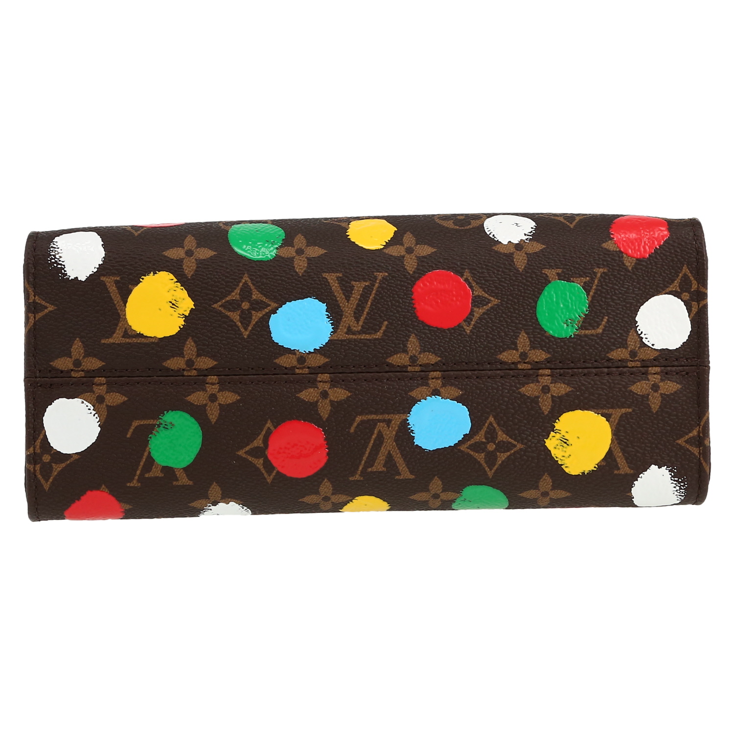 Borsa Louis Vuitton  Editions Limitées in tela monogram marrone e pelle naturale - Detail D1