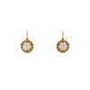 Vintage  earrings in yellow gold and diamonds - 00pp thumbnail