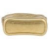 Chanel  Gabrielle  small model  shoulder bag  in gold quilted leather - Detail D1 thumbnail