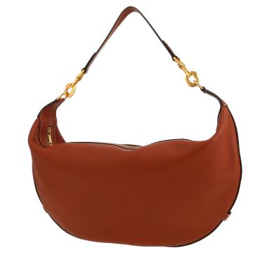 Bolso de mano Celine  Romy modelo grande  en cuero color oro