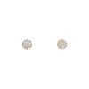 Pomellato Sabbia earrings in white gold, pink gold and diamonds - 00pp thumbnail