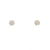 Paire de boucles d'oreilles Pomellato Sabbia en or blanc, or rose et diamants - 360 thumbnail